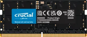 Photo de Barrette mémoire SODIMM DDR5 16Go Crucial 5600Mhz CL44 Version OEM (Tray)