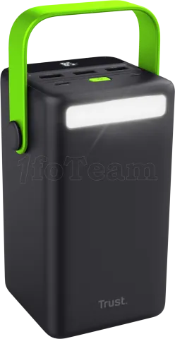 Photo de Batterie externe USB Trust Redoh XXL - 50000mAh 185W (Noir/Vert)