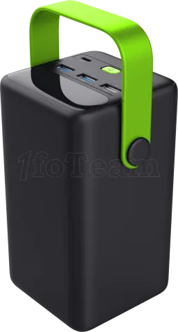 Photo de Batterie externe USB Trust Redoh XXL - 50000mAh 185W (Noir/Vert)