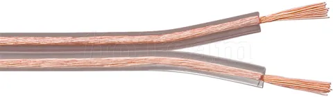 Photo de Bobine de câble haut-parleur Goobay 2x2,5mm² 10m (Transparent)