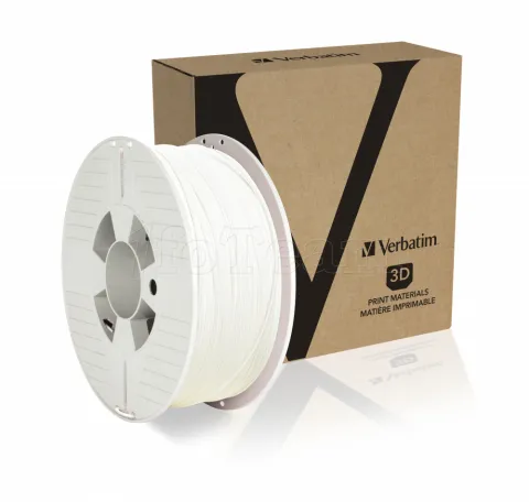 Photo de Bobine de Filament ABS Verbatim Ø1,75mm - 1Kg (Blanc)