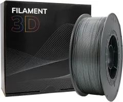 Photo de Bobine de Filament PLA 3D Argent Ø1,75mm - 1kg