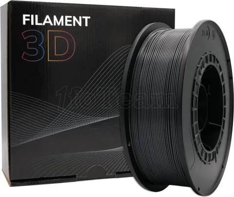 Photo de Bobine de Filament PLA 3D Graphite Ø1,75mm - 1kg