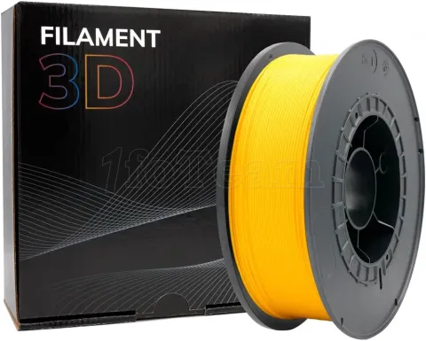 Photo de Bobine de Filament PLA 3D Jaune Ø1,75mm - 1kg