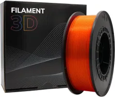 Photo de Bobine de Filament PLA 3D Orange fluo Ø1,75mm - 1kg