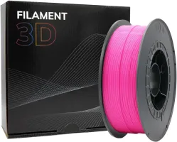 Photo de Bobine de Filament PLA 3D Rose fluo Ø1,75mm - 1kg