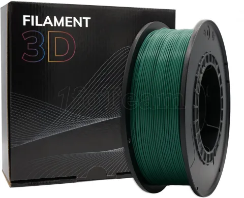 Photo de Bobine de Filament PLA 3D Vert foncé Ø1,75mm - 1kg