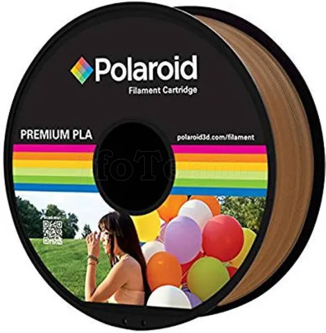 Photo de Bobine de Filament PLA Polaroid Premium Ø1,75mm - 1Kg (Marron)