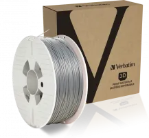 Photo de Bobine de Filament PLA Verbatim 1,75 mm - 1 Kg (Gris)