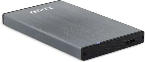 Photo de Boitier externe USB 3.1 TooQ TQE-2527 - S-ATA 2,5" (Gris)