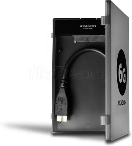 Photo de Boitier externe/Adaptateur USB 3.0 Axagon ADSA-1S6 - S-ATA 2,5" (Gris)