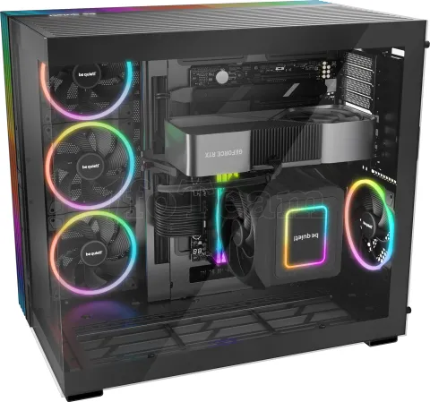 Photo de Boitier Grand Tour E-ATX be quiet! Light Base 900 DX RGB avec panneaux vitrés (Noir)