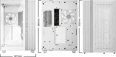 Photo de Boitier Grand Tour E-ATX be quiet! Light Base 900 FX RGB avec panneaux vitrés (Blanc)