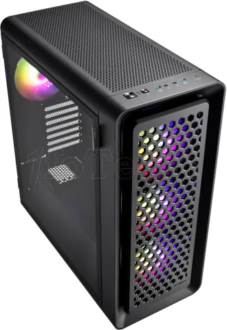 Photo de Boitier Grand Tour E-ATX FSP CUT593A RGB avec panneau vitré (Noir)