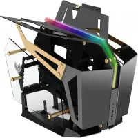 Photo de Boitier Grand Tour E-ATX FSP T-Wings CMT710 avec panneaux vitrés (Noir/Or)