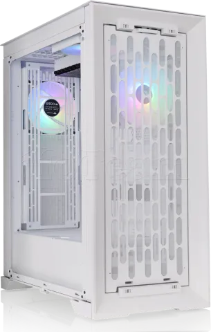 Photo de Boitier Grand Tour E-ATX Thermaltake Centralized Thermal Efficiency T500 TG RGB avec panneaux vitrés (Blanc)