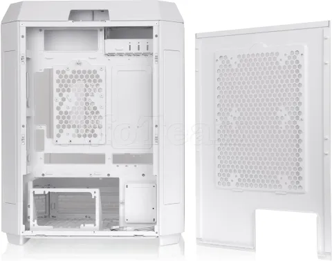 Photo de Boitier Grand Tour E-ATX Thermaltake The Tower 600 avec panneaux vitrés (Blanc)