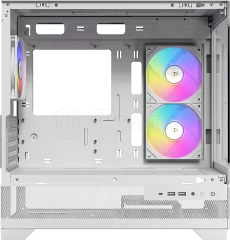 Photo de Boitier Mini Tour Micro-ATX Antec CX500M aRGB avec panneaux vitrés (Blanc)