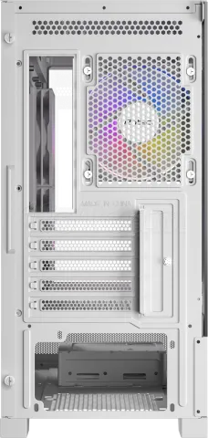 Photo de Boitier Mini Tour Micro-ATX Antec CX500M RGB avec panneaux vitrés (Blanc)