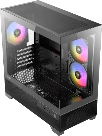 Photo de Boitier Mini Tour Micro-ATX Antec CX500M RGB avec panneaux vitrés (Noir)