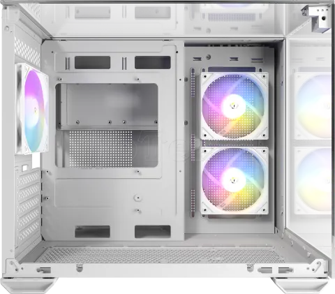 Photo de Boitier Mini Tour Micro-ATX Antec CX600M Trio RGB avec panneaux vitrés (Blanc)