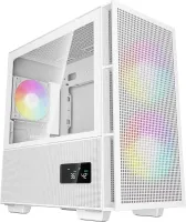 Photo de Boitier Mini Tour Micro ATX DeepCool CH360 Digital RGB avec panneau vitré (Blanc)