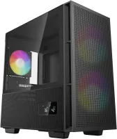 Photo de Boitier Mini Tour Micro ATX DeepCool CH360 Digital RGB avec panneau vitré (Noir)