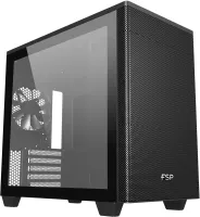 Photo de Boitier Mini Tour Micro ATX FSP CST360 avec panneau vitré (Noir)