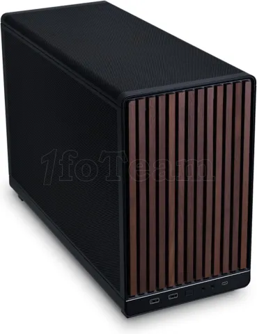 Photo de Boitier Mini Tour Micro ATX Lian-Li A3-mATX (Noir/Marron)