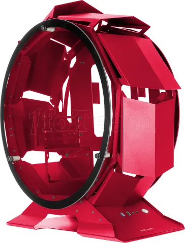 Photo de Boitier Mini Tour Micro ATX Mars Gaming MC-Orb avec panneaux vitrés (Rouge)