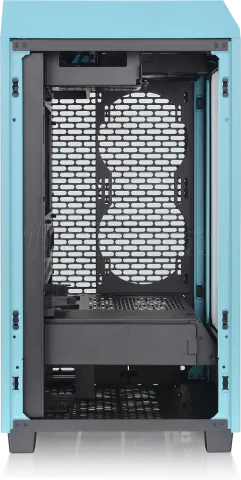 Photo de Boitier Mini Tour Mini ITX Thermaltake The Tower 200 avec panneaux vitrés (Bleu)