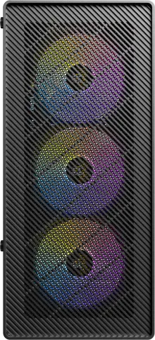 Photo de Boitier Moyen Tour ATX Antec AX26 Elite RGB avec panneau vitré (Noir)