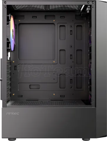 Photo de Boitier Moyen Tour ATX Antec AX26 Elite RGB avec panneau vitré (Noir)