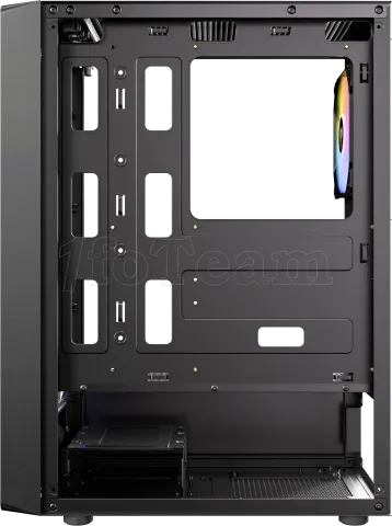 Photo de Boitier Moyen Tour ATX Antec AX26 Elite RGB avec panneau vitré (Noir)