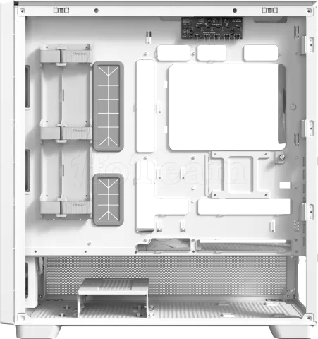 Photo de Boitier Moyen Tour ATX Antec Flux avec panneau vitré (Blanc/Marron)