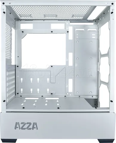 Photo de Boitier Moyen Tour ATX Azza Apollo RGB avec panneau vitré (Blanc/Orange)