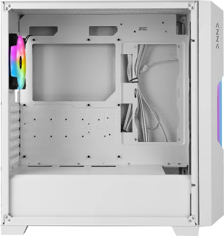 Photo de Boitier Moyen Tour ATX Azza Guardian RGB avec panneau vitré (Blanc)