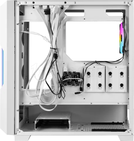 Photo de Boitier Moyen Tour ATX Azza Guardian RGB avec panneau vitré (Blanc)