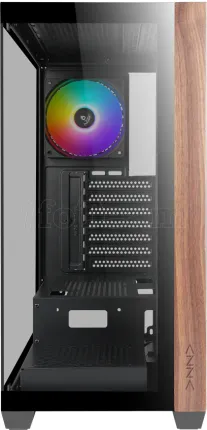 Photo de Boitier Moyen Tour ATX Azza Neptune RGB avec panneaux vitrés (Noir/Marron)