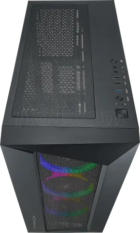 Photo de Boitier Moyen Tour ATX Azza Octane A RGB avec panneau vitré (Noir)