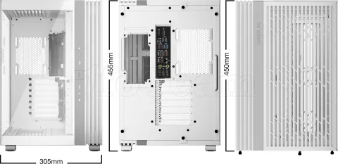 Photo de Boitier Moyen Tour ATX be quiet! Light Base 600 DX RGB avec panneaux vitrés (Blanc)