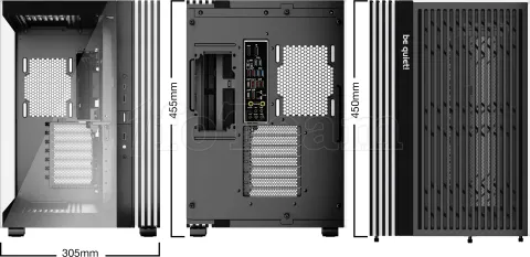 Photo de Boitier Moyen Tour ATX be quiet! Light Base 600 DX RGB avec panneaux vitrés (Noir)