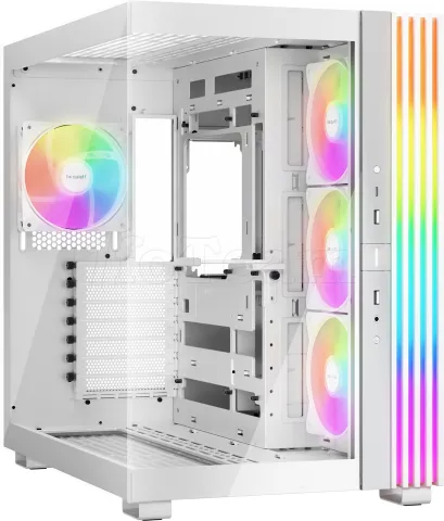 Photo de Boitier Moyen Tour ATX be quiet! Light Base 600 LX RGB avec panneaux vitrés (Blanc)