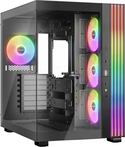 Photo de Boitier Moyen Tour ATX be quiet! Light Base 600 LX RGB avec panneaux vitrés (Noir)