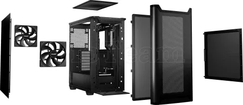 Photo de Boitier Moyen Tour ATX be quiet! Pure Base 501 AirFlow (Noir)