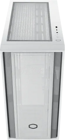 Photo de Boitier Moyen Tour ATX Cooler Master MasterBox 600 RGB avec panneau vitré (Blanc)