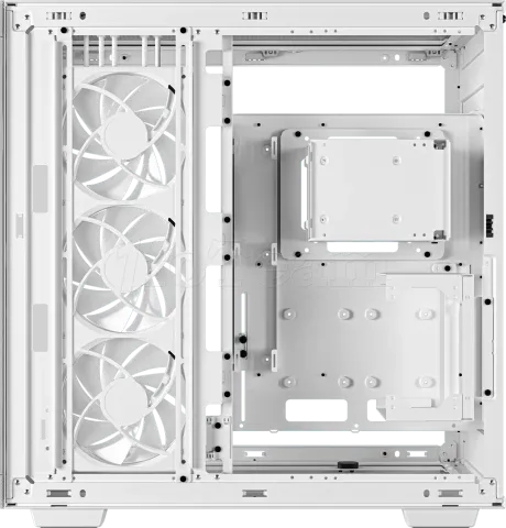 Photo de Boitier Moyen Tour ATX DeepCool CH780 RGB avec panneaux vitrés (Blanc)