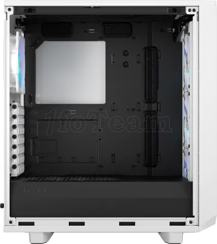 Photo de Boitier Moyen Tour ATX Fractal Design Meshify 2 Compact RGB avec panneau vitré (Blanc)