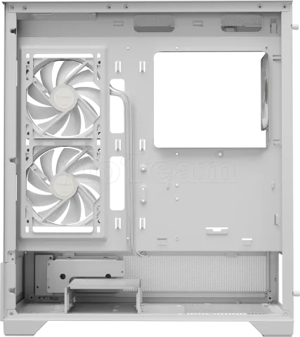 Photo de Boitier Moyen Tour ATX Gamdias Atlas M1 RGB avec panneaux vitrés (Blanc)