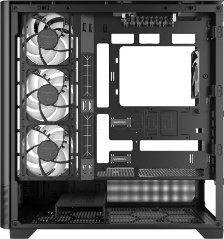 Photo de Boitier Moyen Tour ATX Gamdias Atlas P2 CG RGB avec panneaux vitrés (Noir)